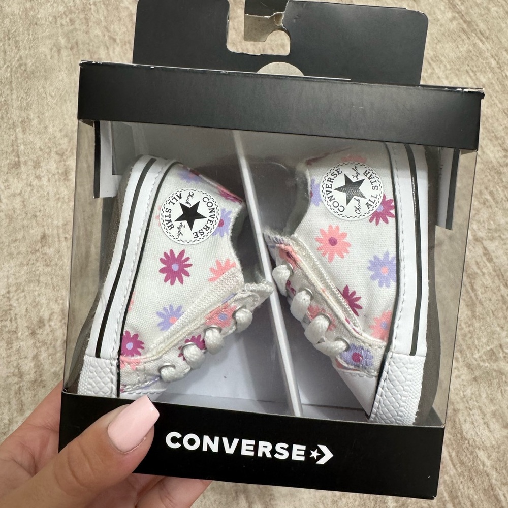Baby Girl Floral Converse
